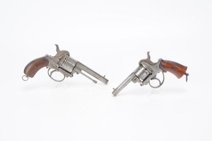 BELGIUM, 19th century, set of 2 Lefaucheux-system 