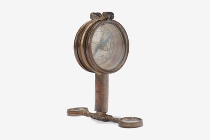 FRANCE, WWI, military brass compass, multi-purpose