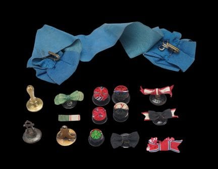 SWEDEN: Ribbon of the Order of the Seraphim, roset