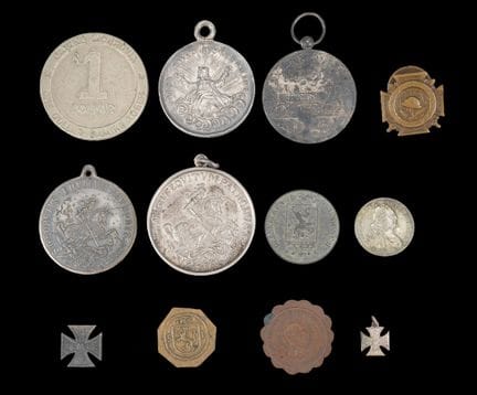 World
Set of medals
St. George and the Dragon, rev