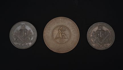 BELGIUM, FREEMASONRY, medals from Belgian lodges
T