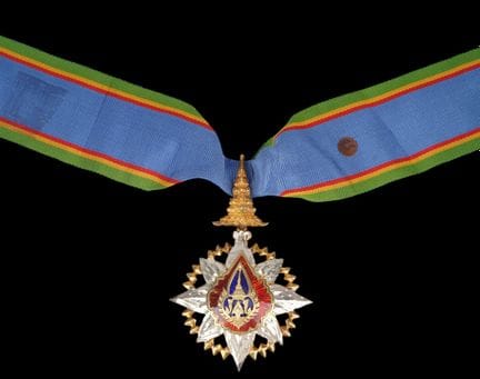 Thailand
Order of the Crown
Commander's Cross, 56 