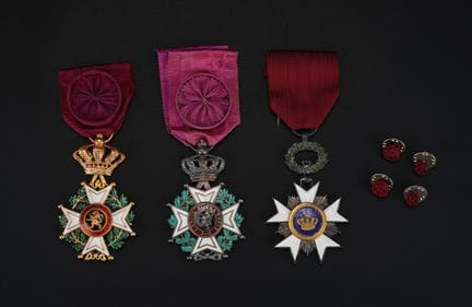 BELGIUM, Order of Leopold and Order of the Crown
T
