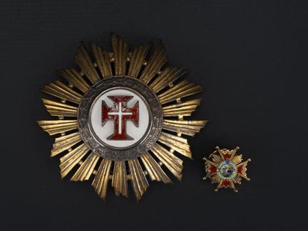 PORTUGAL, Military Order of Christ
Silver plated m