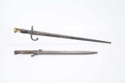 FRANCE-GERMANY, set of 2 bayonets, including a G98