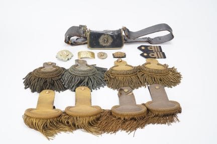 Miscellaneous; lot includes 4 pairs of epaulets, a