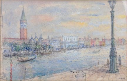 Bruno ZUPAN (né en 1939)
Le Grand Canal à Venise
A