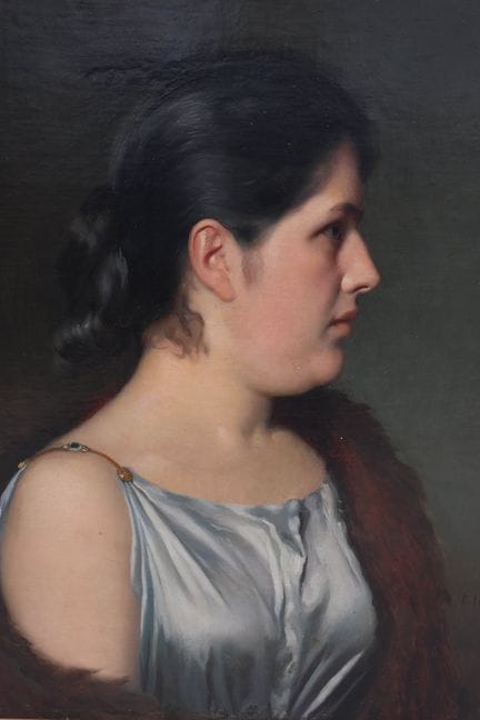 Charles Henri MICHEL (1817-1905)
Portrait de dame 