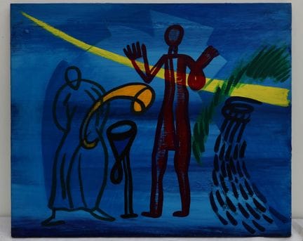 José Luis DAROCHA (1945 - 2016)
"Fables"
Acrylique