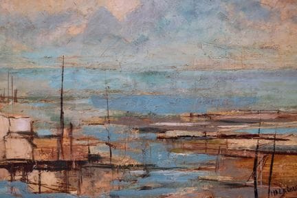 Pierre MALRIEUX (1920-2022) 
Le bassin d'Arcachon
