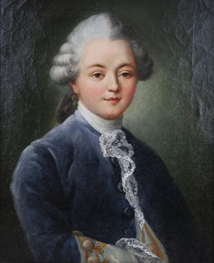 Ecole française du XVIIIe siècle
Portrait de jeune
