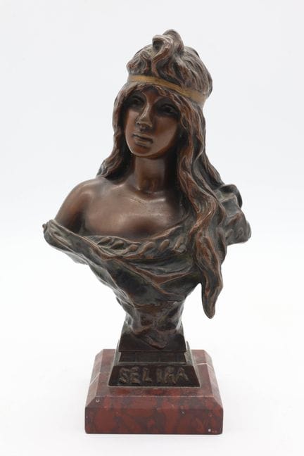 Emmanuel VILLANIS (1858-1914)
"Selika"
Buste en br