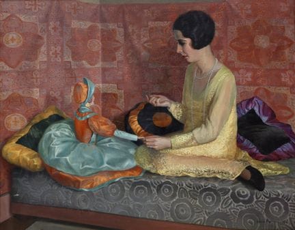 Louis Parrens (1904-1993)
Jeune femme à la poupée
