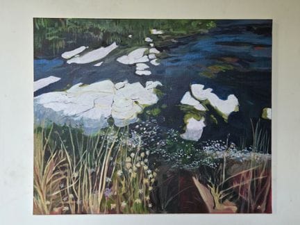 Laetitia FOIN (born in 1970),
"Carlux", 
Acrylic o
