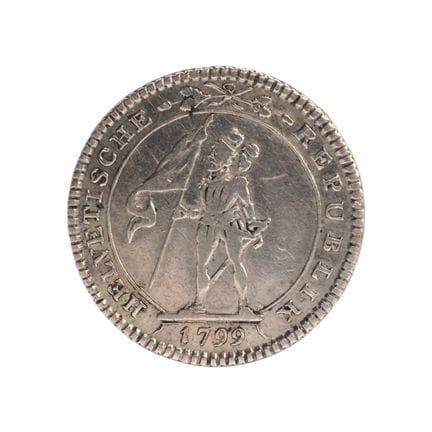SUISSE - RÉPUBLIQUE HELVÉTIQUE - 5 batzen, 1799 B 