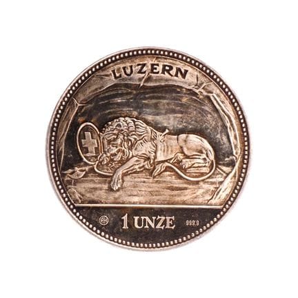SUISSE - MÉDAILLE COMMÉMORATIVE - 1 Once d'argent 