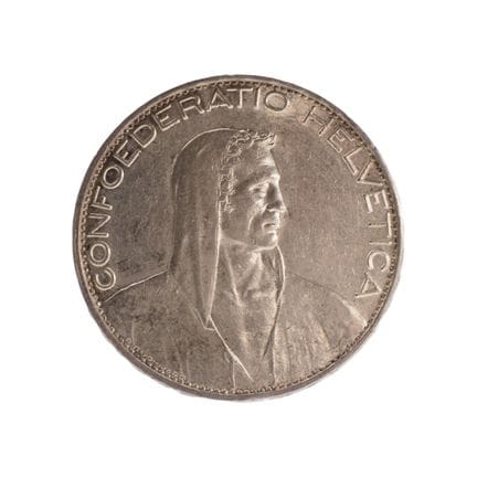 SUISSE - CONFÉDÉRATION HELVÉTIQUE - 5 francs Berge