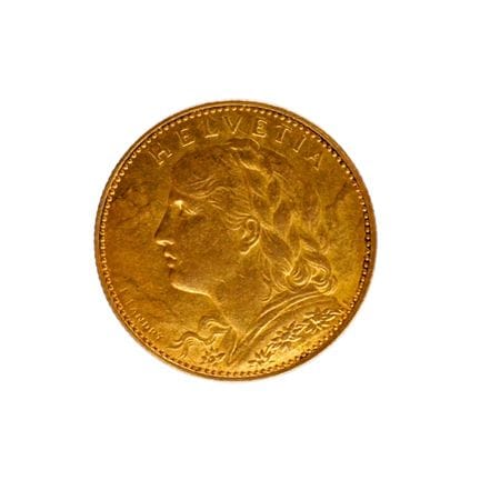 SUISSE - CONFÉDÉRATION HELVÉTIQUE - 10 francs Vren