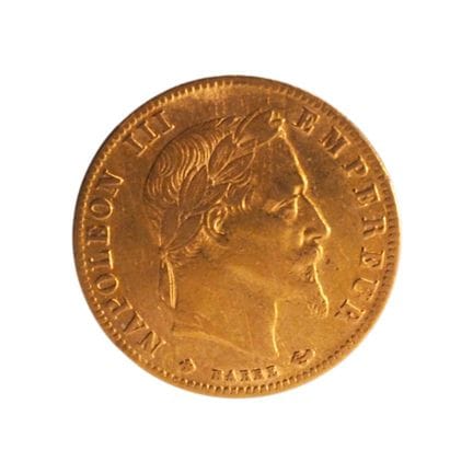 FRANCE - SECOND EMPIRE - 5 francs or Napoléon III,