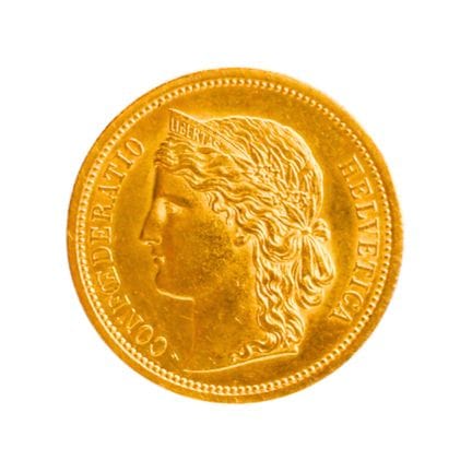 SUISSE - CONFÉDÉRATION HELVÉTIQUE - 20 francs Helv