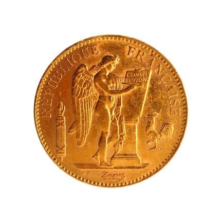 100 francs « Génie », 1911 A - Paris.
Avers : Le G