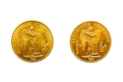 FRANCE - TROISIÈME RÉPUBLIQUE - Lot de deux 20 fra