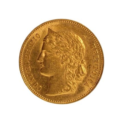SUISSE - CONFÉDÉRATION HELVÉTIQUE - 20 francs Helv