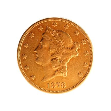 20 dollars « Double Eagle », 1878 - Philadelphie.
