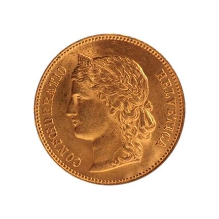 SUISSE - CONFÉDÉRATION HELVÉTIQUE - 20 francs Helv