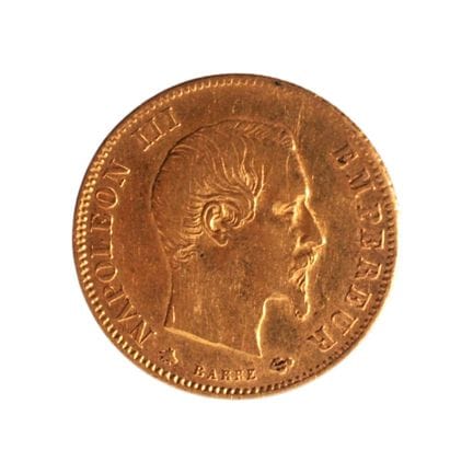 FRANCE - SECOND EMPIRE - 5 francs or Napoléon III,