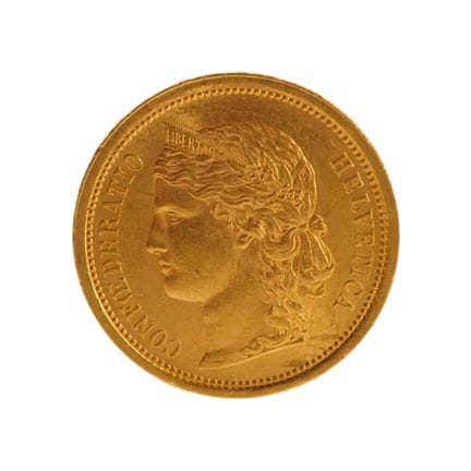 SUISSE - CONFÉDÉRATION HELVÉTIQUE - 20 francs Helv
