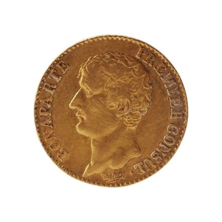 FRANCE - CONSULAT - BONAPARTE PREMIER CONSUL - 20 