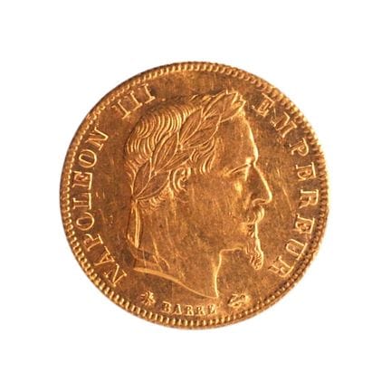 FRANCE - SECOND EMPIRE - 5 francs or Napoléon III,