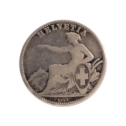 SUISSE - CONFÉDÉRATION HELVÉTIQUE - 2 francs Helve
