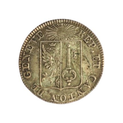 SUISSE - RÉPUBLIQUE ET CANTON DE GENÈVE - 1 sol en
