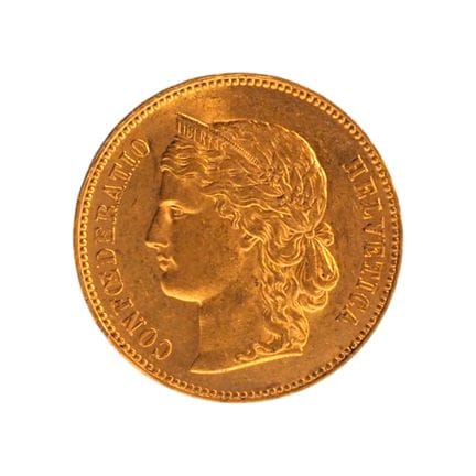 SUISSE - CONFÉDÉRATION HELVÉTIQUE - 20 francs Helv