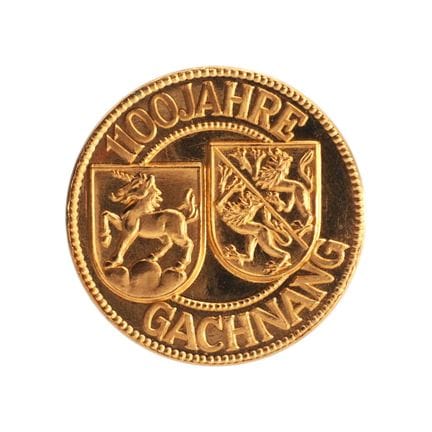 SUISSE - THURGOVIE - Médaille en or « 1100 Jahre G