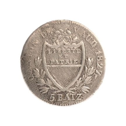 SUISSE - CANTON DE VAUD - FAUX D'EPOQUE 5 batz, 18