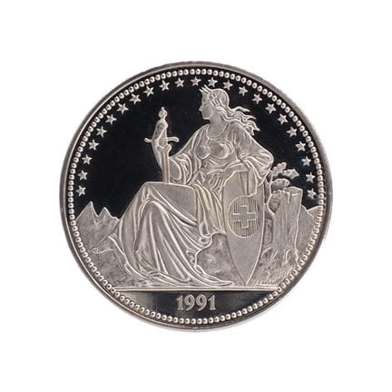 SUISSE - MÉDAILLE COMMÉMORATIVE - 1 once d'argent 