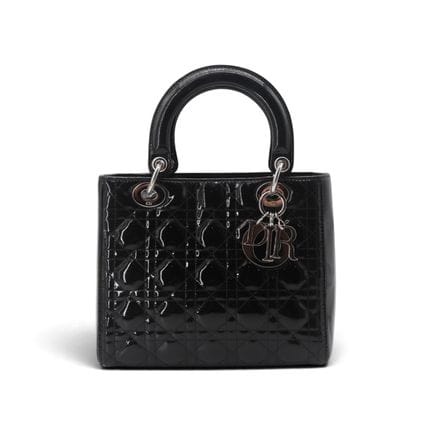 DIOR 
Sac Dior modèle « Lady Dior » en cuir de vea