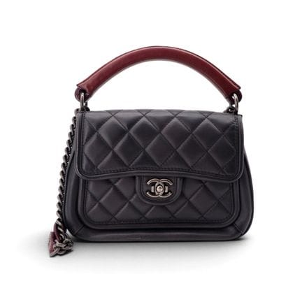 CHANEL 
Sac à rabat Chanel, modèle ''Prestige'' en