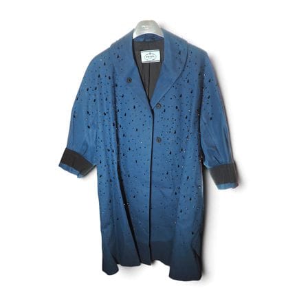 PRADA 
Giacca elegante Prada, in tessuto blu notte