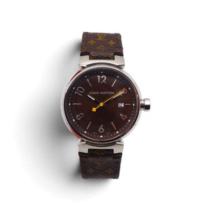 LOUIS VUITTON
Tambour watch with quartz movement. 
