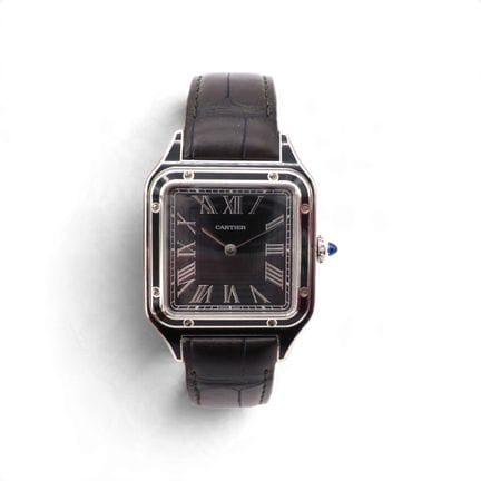 CARTIER
Santos-Dumont watch, with a mechanical han