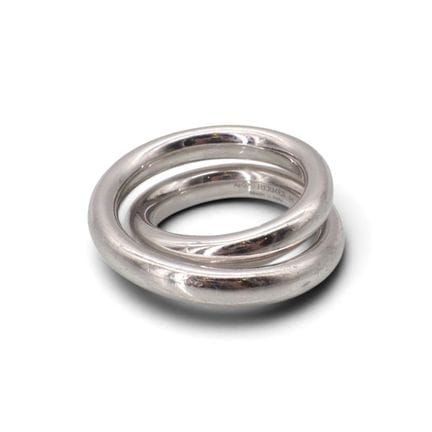 HERMÈS
Bague Hermès, modèle « Vertige », en argent