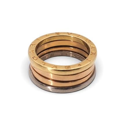 BVLGARI
宝格丽（Bvlgari）戒指，B.zero1系列，三色金，螺旋造型灵感源自罗马斗兽场