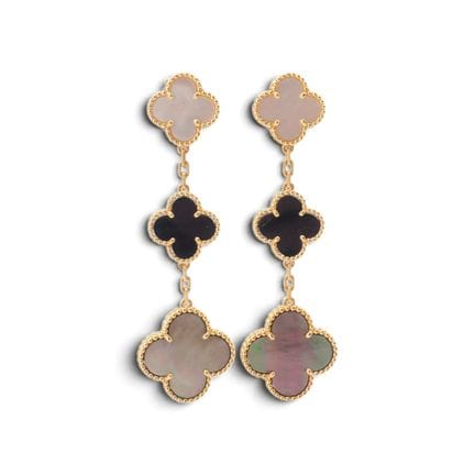 VAN CLEEF  ARPELS 
Boucles d'oreilles pendantes Va