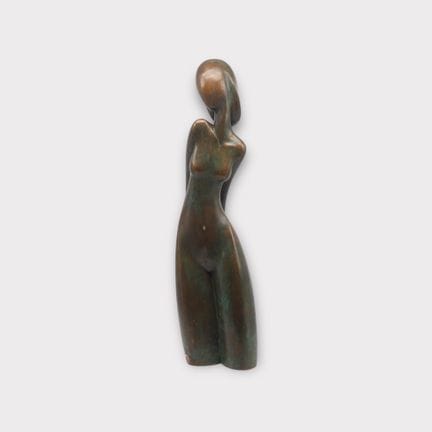 Sculpture en bronze à poser en ronde bosse représe