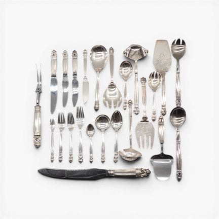 GEORG JENSEN
Ensemble comprenant 12 fourchettes de