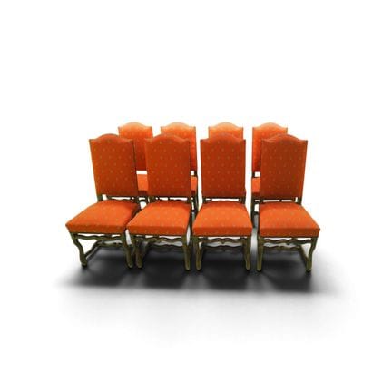 Ensemble comprenant 8 chaises de style Louis XIII 